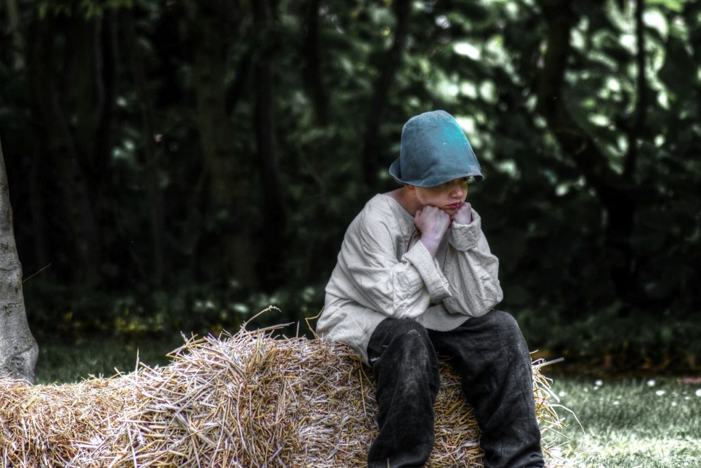 emotion in kid upset child