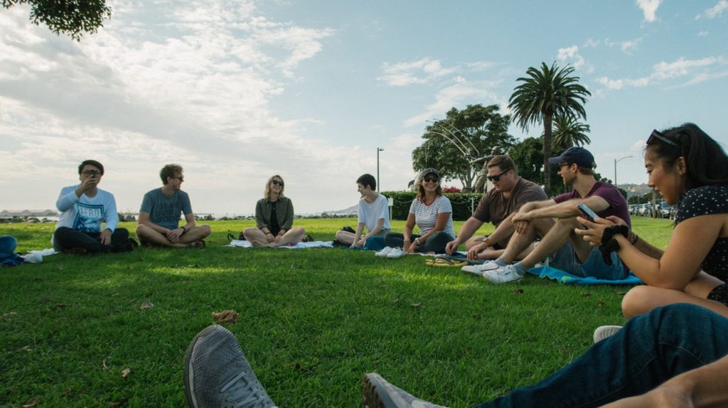 People socializing in park- Benefits of Parks