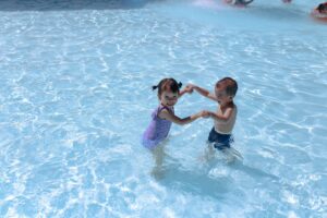 swimming pool fun activity